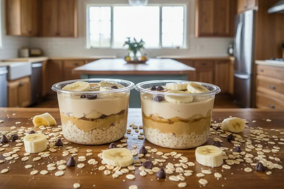 Banoffee Overnight Protein Oats Nourished