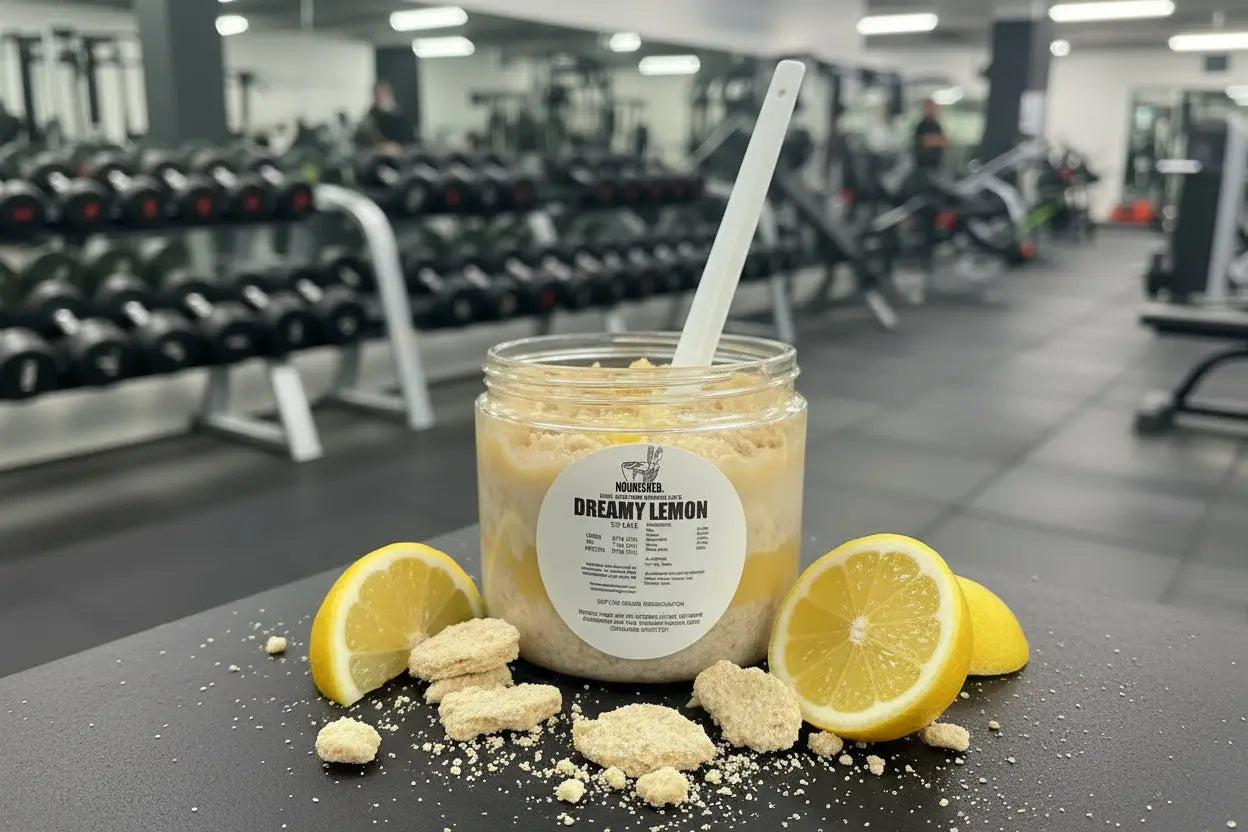 Dreamy Lemon Overnight Protein Oats Nourished